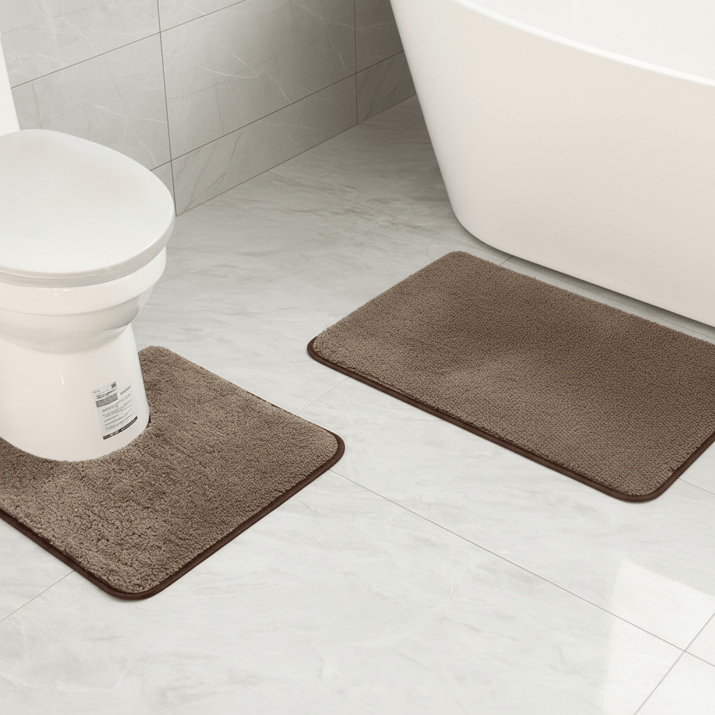 Microvezel badmat met antislip – zacht, absorberend en sneldrogend