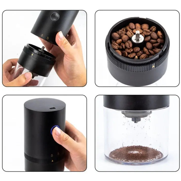 Elektrische koffiemolen met instelbare maalgraad – USB oplaadbaar