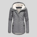 Waterdichte damesjas met fleece voering – wind- en regenbestendig