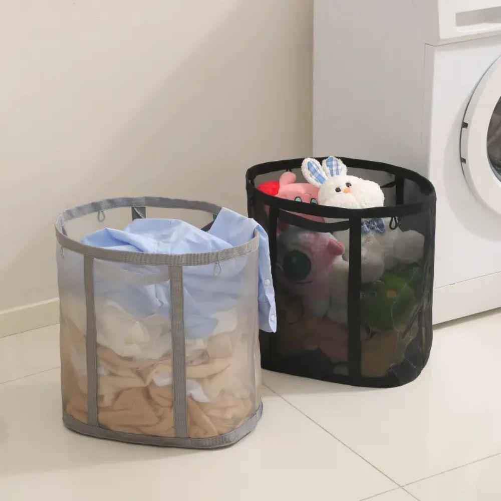 Opvouwbare wasmand van mesh – luchtig en ruimtebesparend