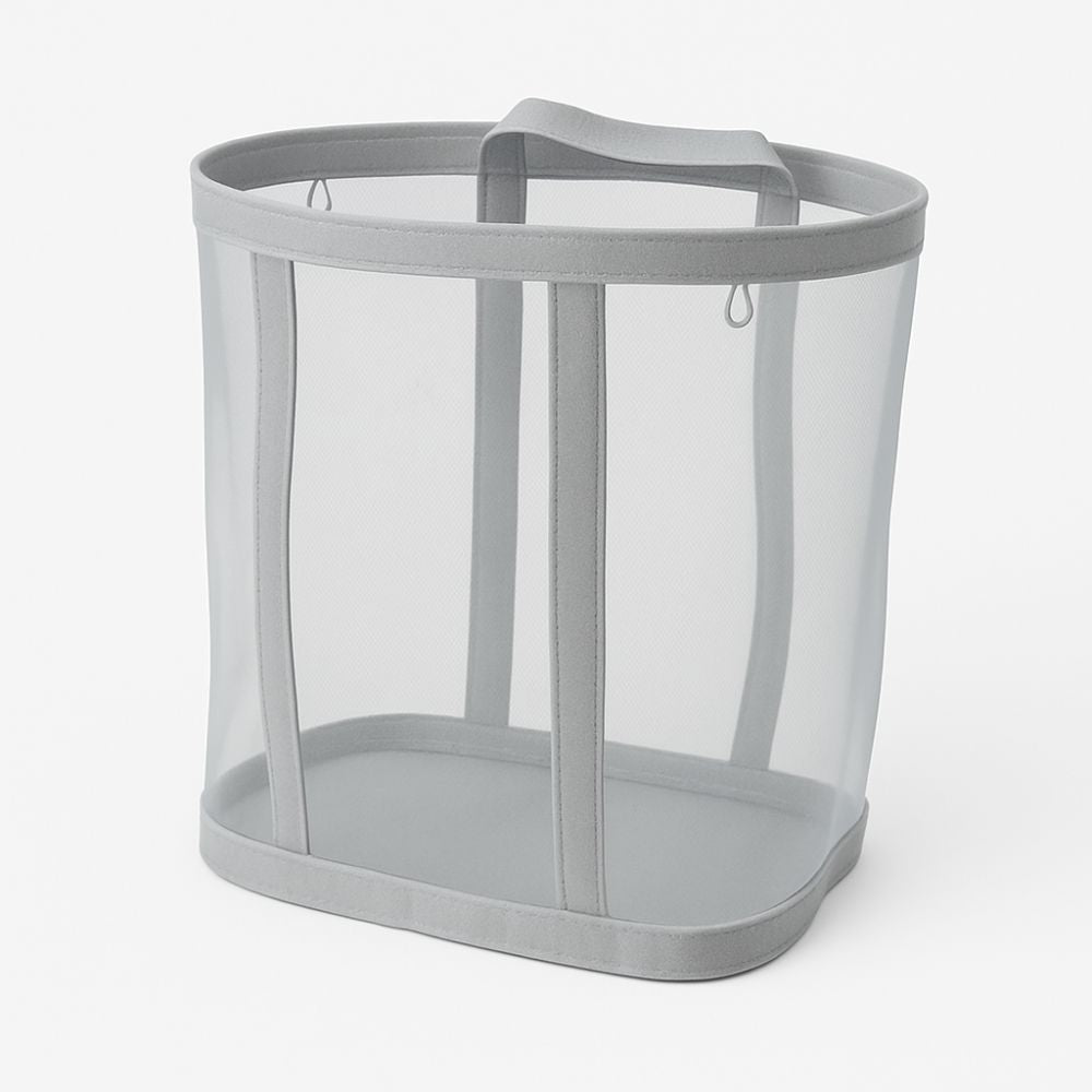 Opvouwbare wasmand van mesh – luchtig en ruimtebesparend