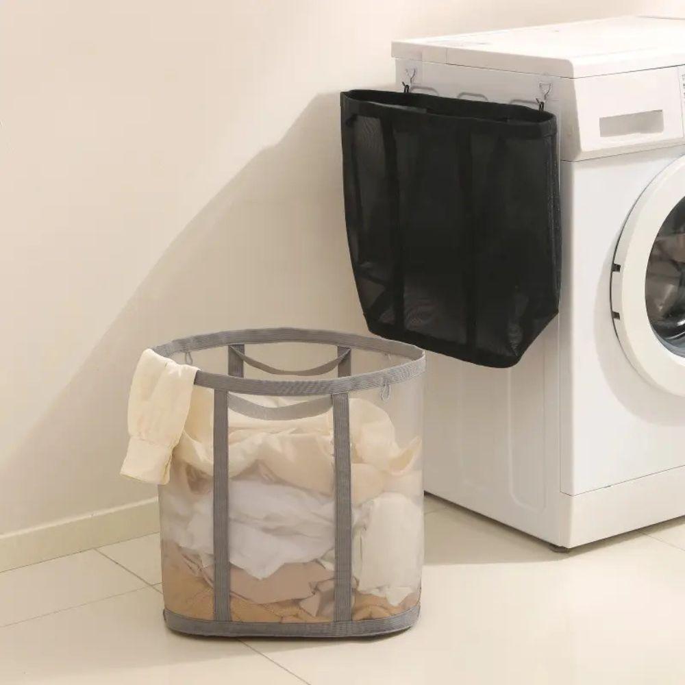 Opvouwbare wasmand van mesh – luchtig en ruimtebesparend