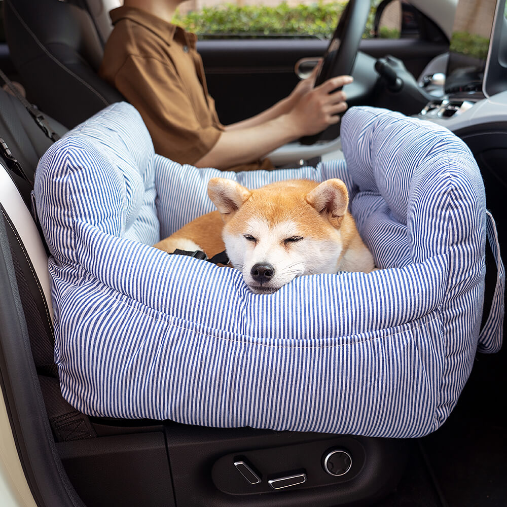 Hondenmand voor in de auto met zachte bekleding – veilig reizen