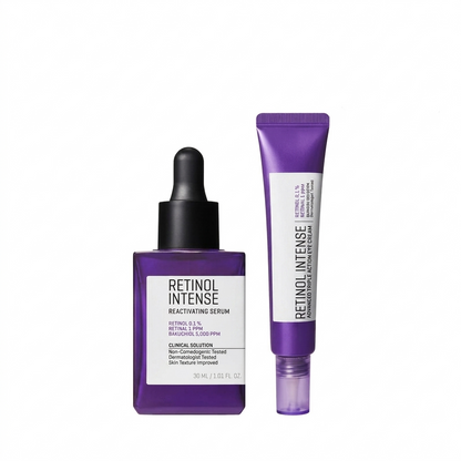 Retinol Serum & Oogcrème Duo voor Stralende en Gladde Huid