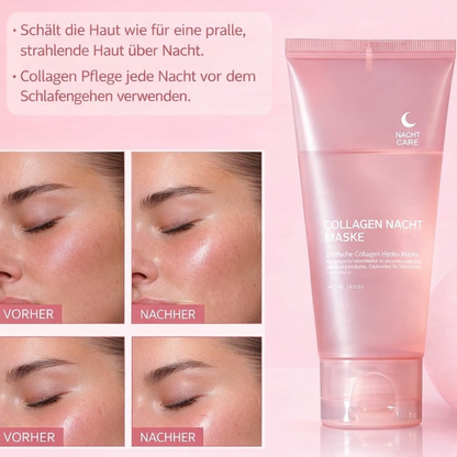 Collageen Nachtmasker met Hydrogel – Intensieve Hydratatie tijdens de Slaap