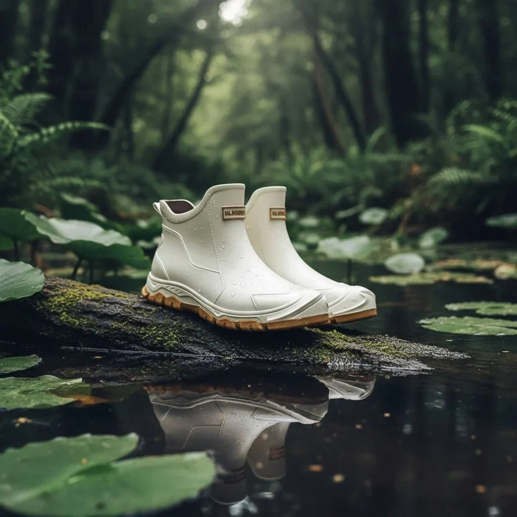 Enkelhoge Rubberlaarzen – Waterafstotend en Antislip