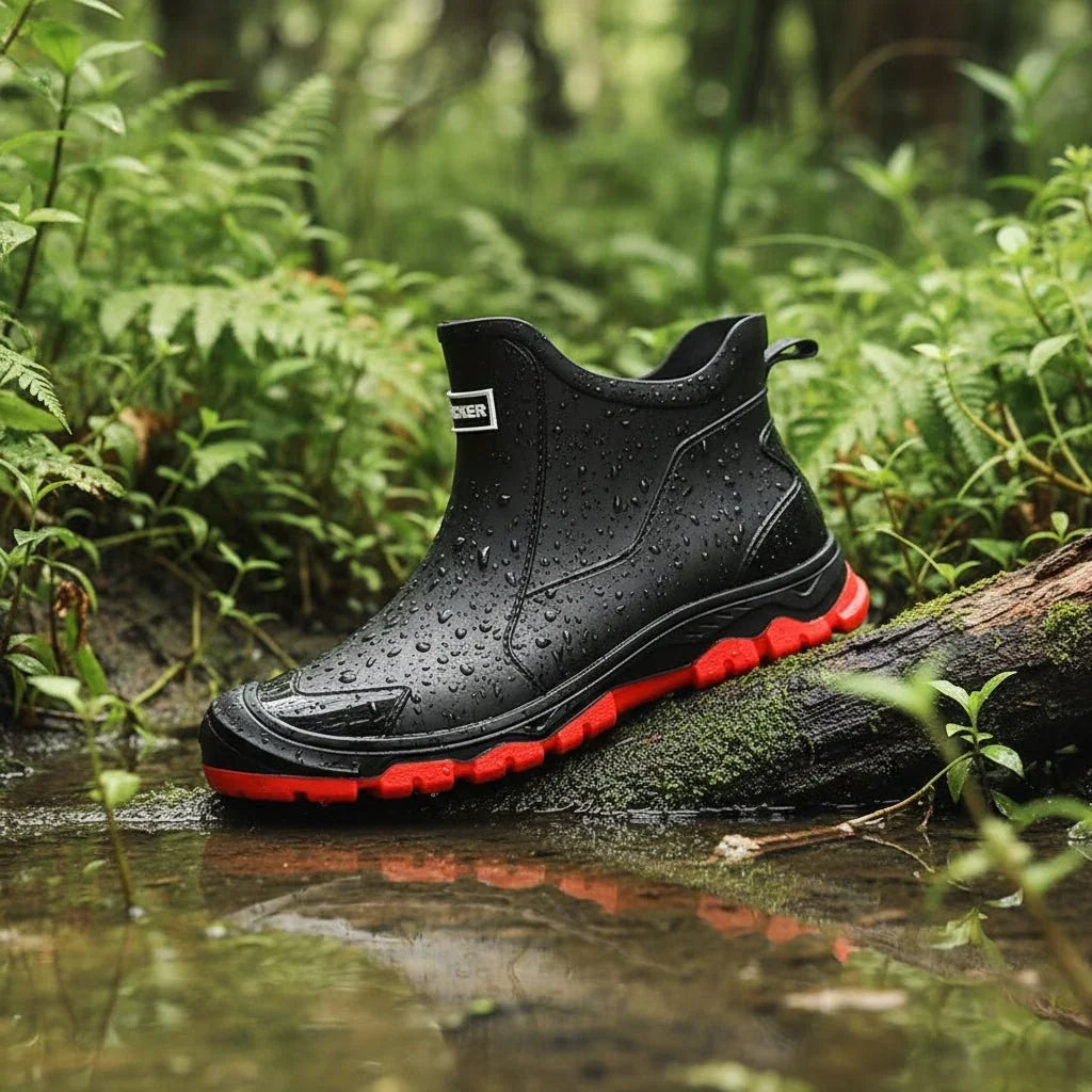 Enkelhoge Rubberlaarzen – Waterafstotend en Antislip