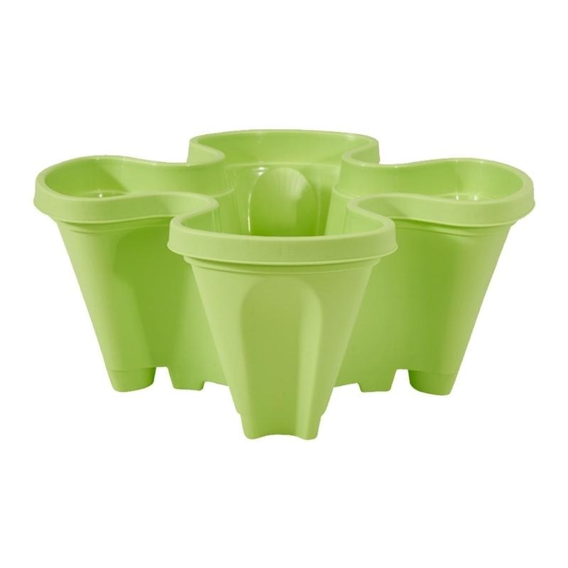 Verticale Plantentoren met 4 Niveaus en Bewateringssysteem voor Balkon & Tuin