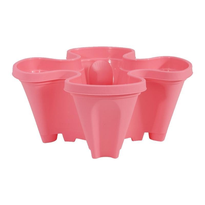 Verticale Plantentoren met 4 Niveaus en Bewateringssysteem voor Balkon & Tuin
