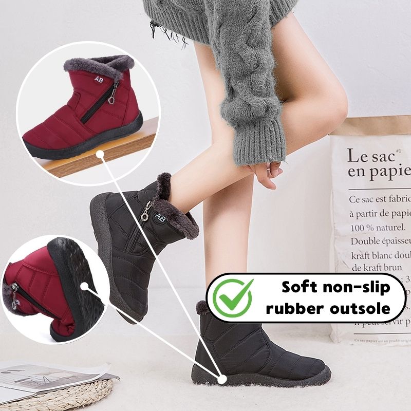 Dames winterlaarzen waterdicht warm antislip en lichtgewicht