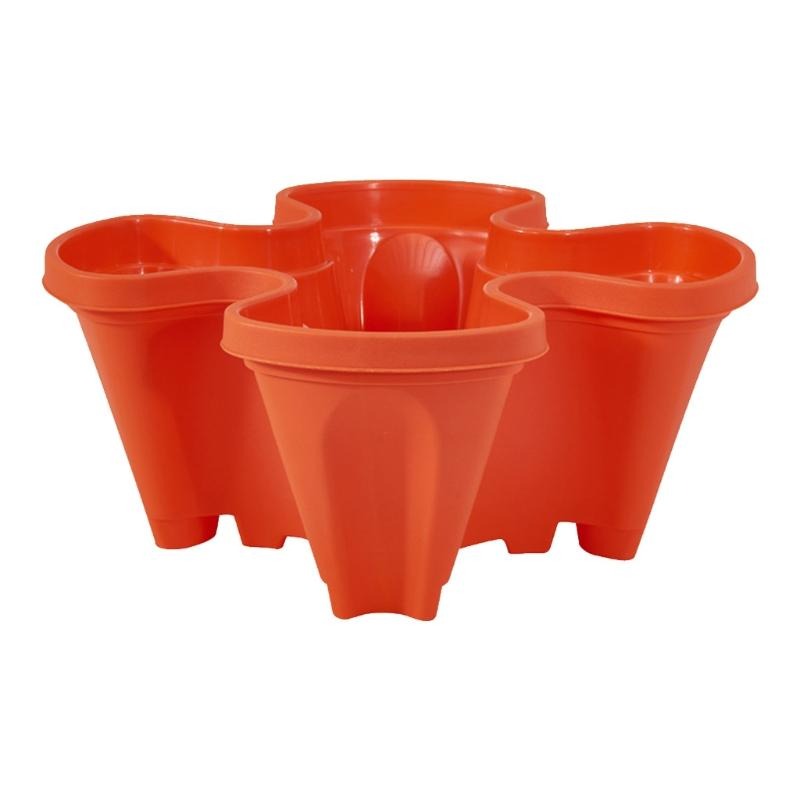 Verticale Plantentoren met 4 Niveaus en Bewateringssysteem voor Balkon & Tuin