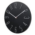 Geruisloze wandklok met quarzuurwerk – minimalistisch design