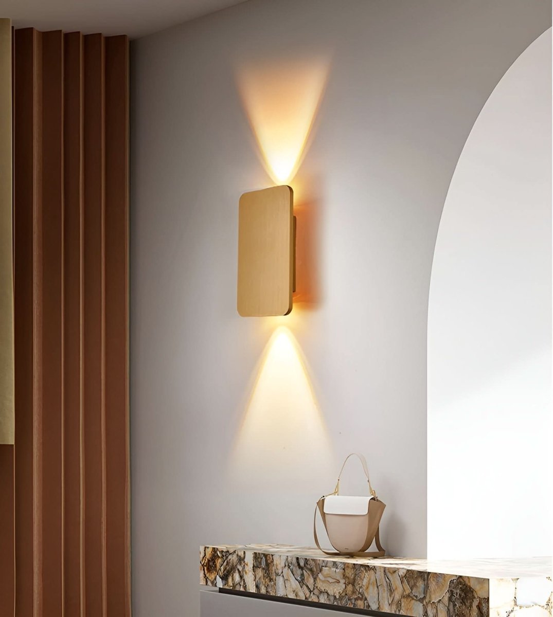 LED wandlamp van aluminium voor gang, trappenhuis en woonkamer