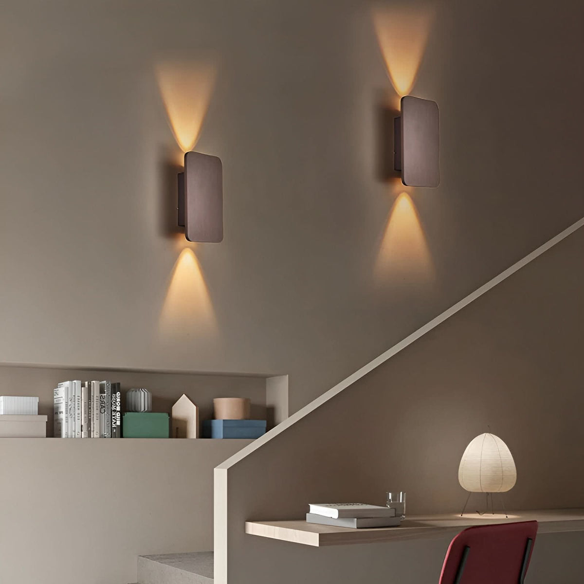 LED wandlamp van aluminium voor gang, trappenhuis en woonkamer
