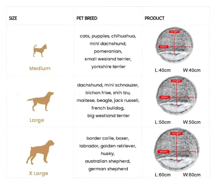 Pluche huisdierenbed voor hond en kat – antislip en wasbaar