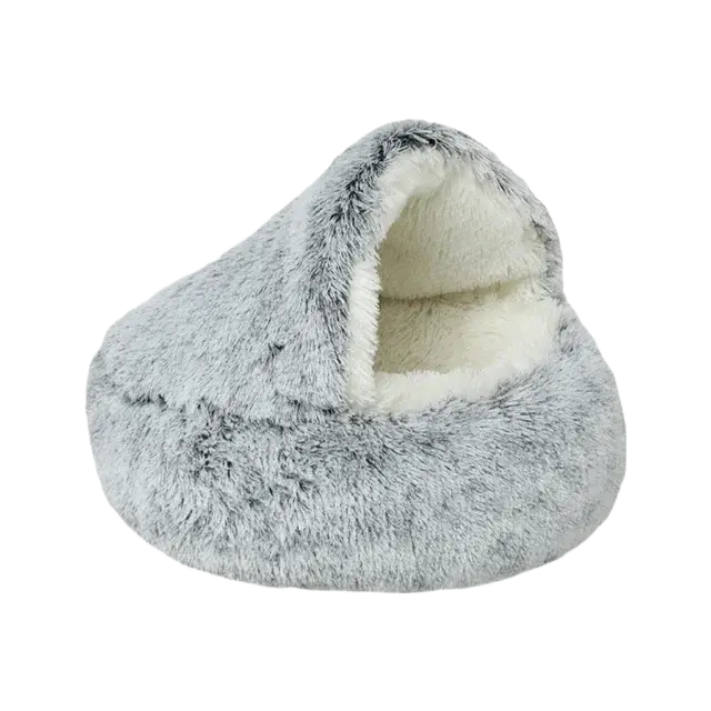 Pluche huisdierenbed voor hond en kat – antislip en wasbaar