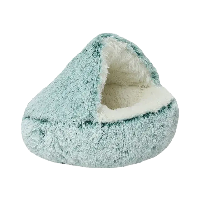 Pluche huisdierenbed voor hond en kat – antislip en wasbaar