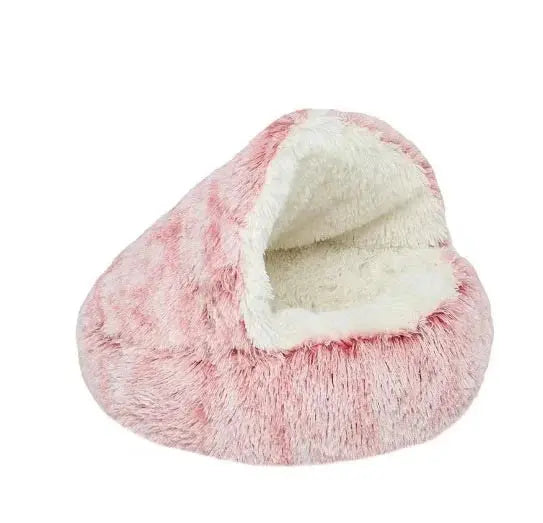 Pluche huisdierenbed voor hond en kat – antislip en wasbaar