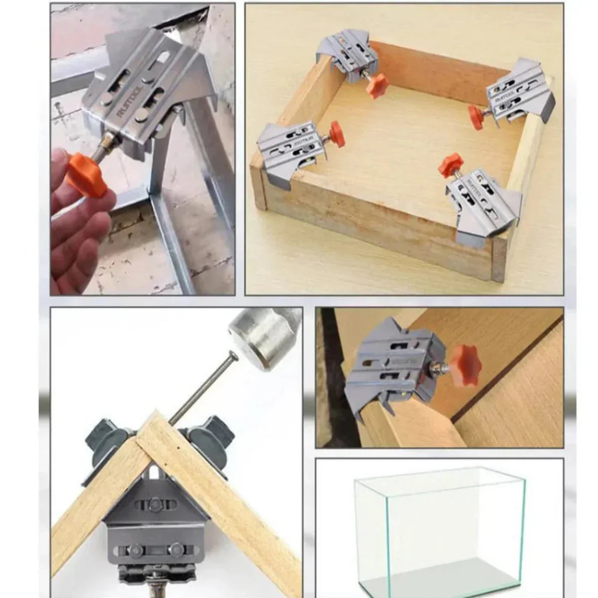 90° Hoekklem voor Nauwkeurige Houtverbindingen en DIY-Projecten