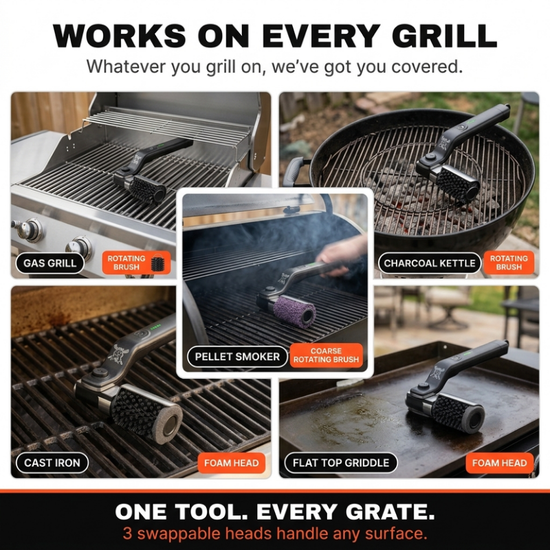 Gemotoriseerde Grillreiniger – Schone Roosters in 2 Minuten Zonder Schrobben