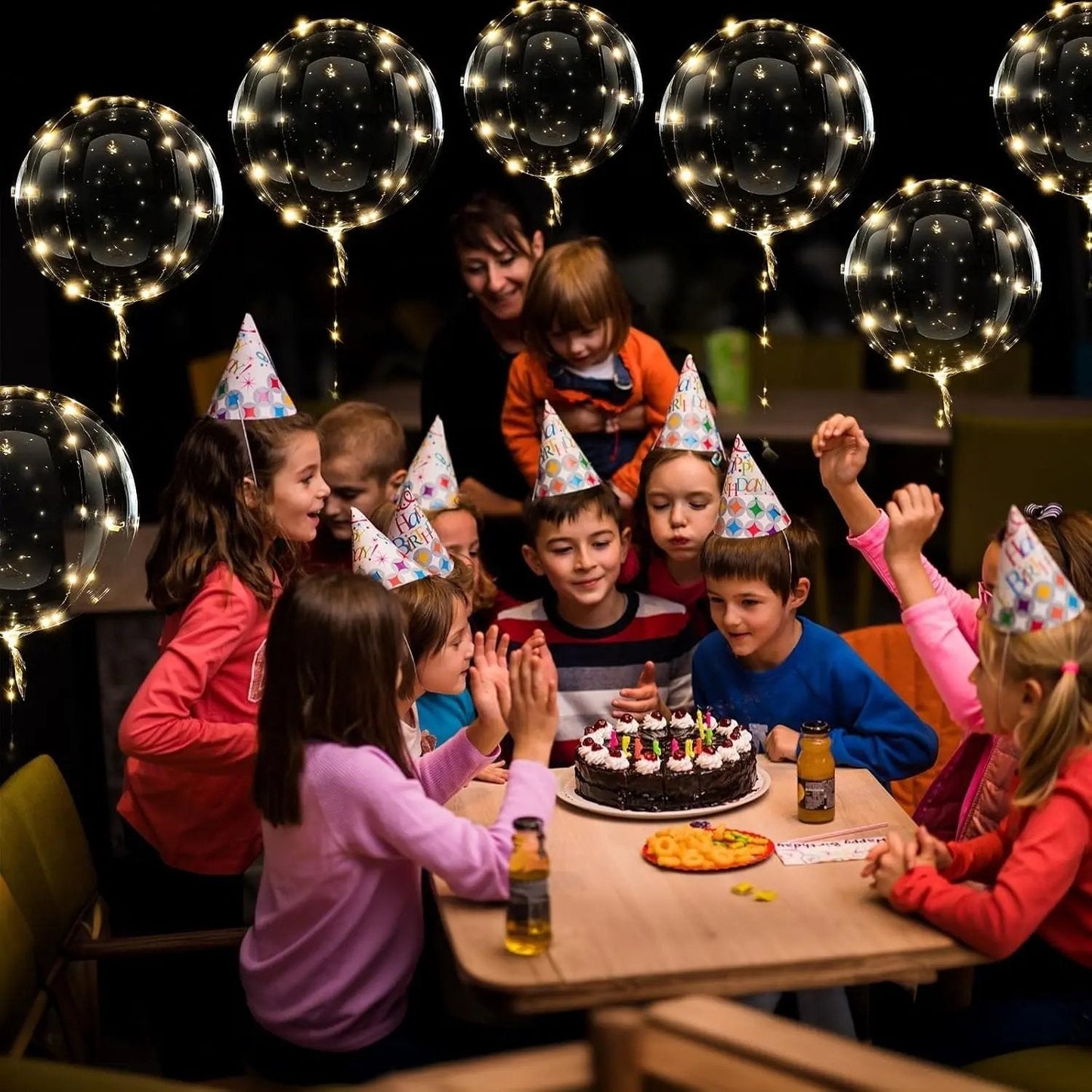 LED Ballonnen met Warm Wit Licht voor Feesten en Decoratie