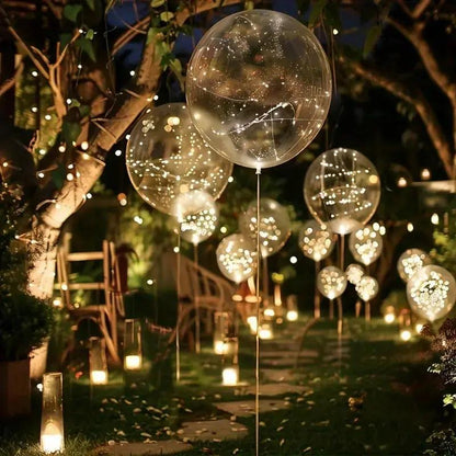 LED Ballonnen met Warm Wit Licht voor Feesten en Decoratie