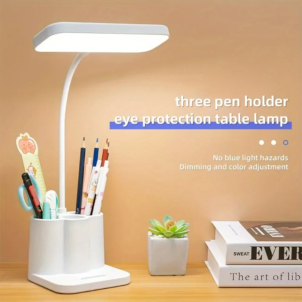 Bureaulamp met verstelbare arm en USB-oplading