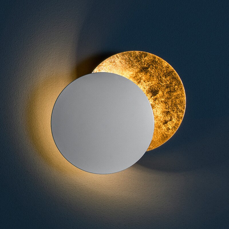 Draaibare LED wandlamp met maan- en eclipsdesign – sfeerverlichting