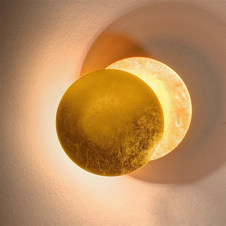 Draaibare LED wandlamp met maan- en eclipsdesign – sfeerverlichting