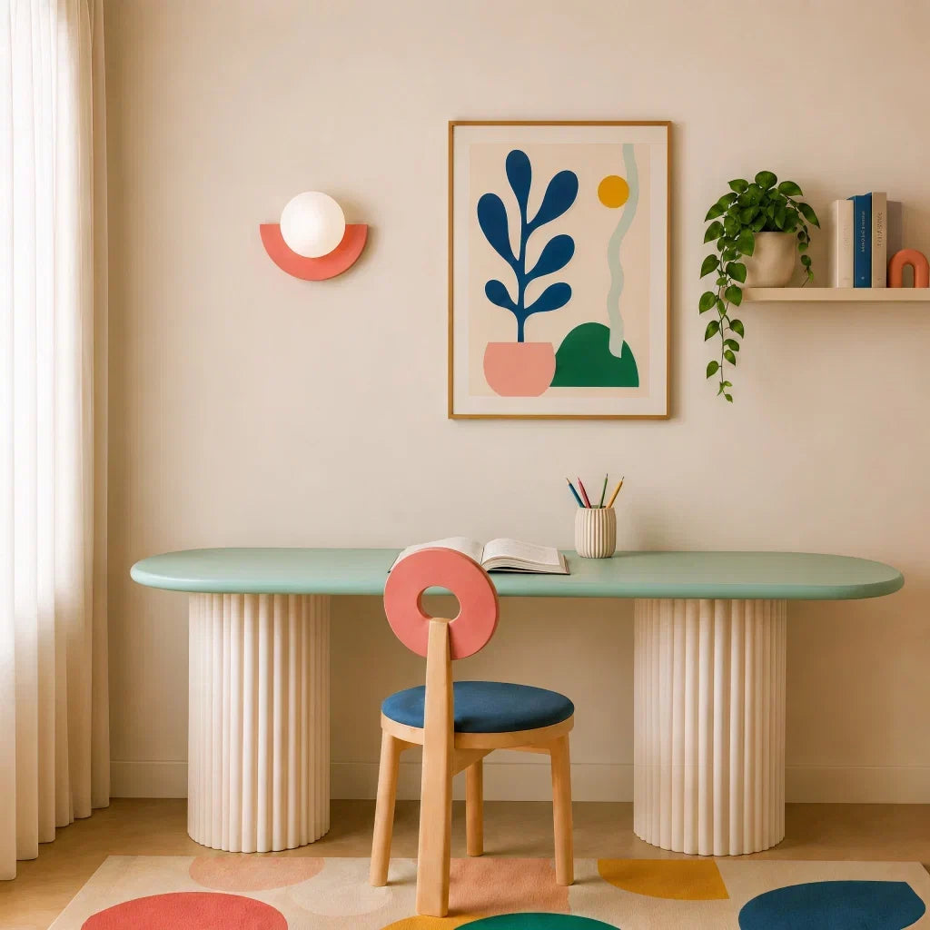 Minimalistische kleurrijke wandlamp – decoratief wandlicht
