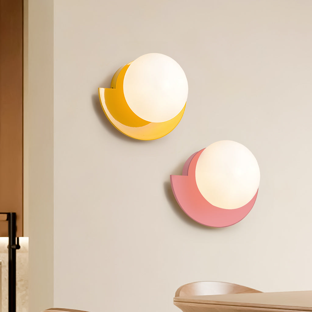 Minimalistische kleurrijke wandlamp – decoratief wandlicht