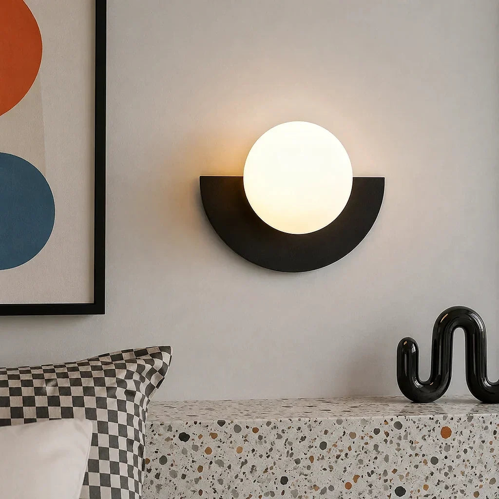 Minimalistische kleurrijke wandlamp – decoratief wandlicht