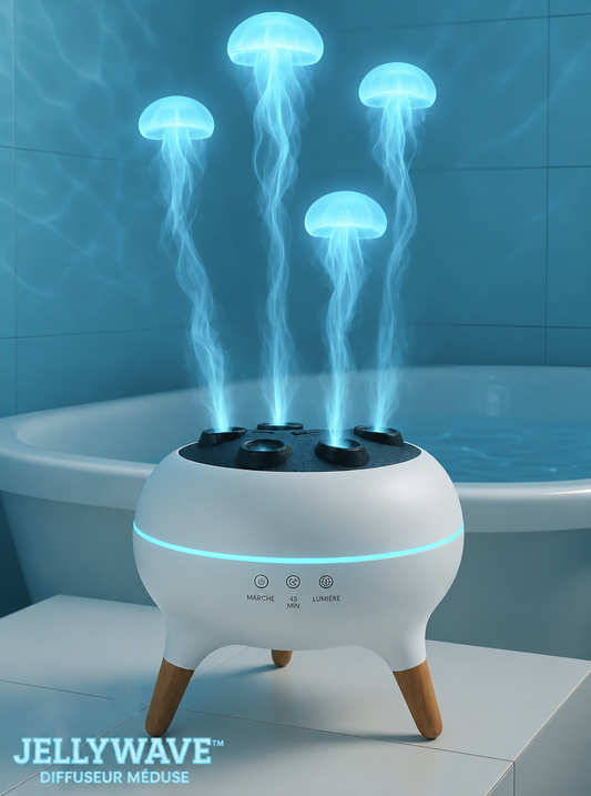 Aromadiffuser met Kwallen Nebeleffect en Ambientelicht voor Thuis