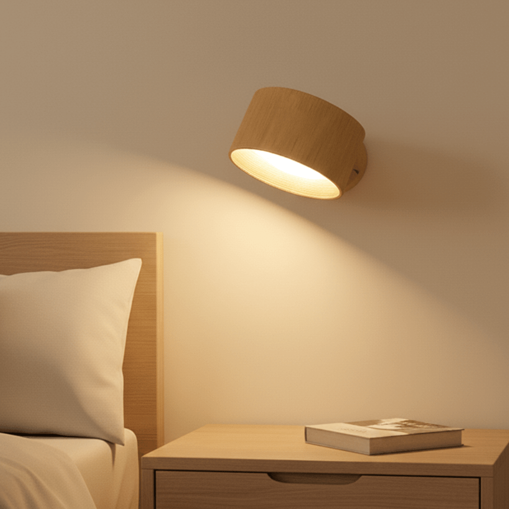 Draadloze LED-wandlamp met afstandsbediening – Scandinavisch design