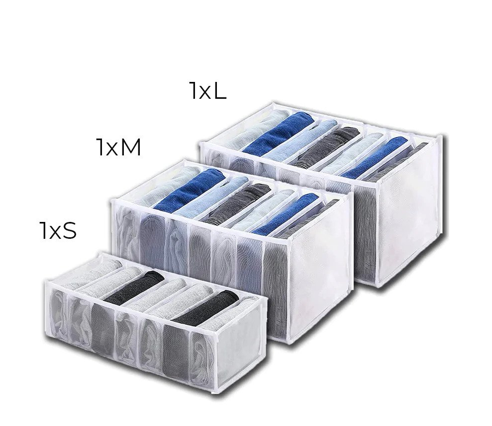 Modulaire Ladenorganizer voor Kleding – Opvouwbaar Opbergsysteem