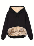 Fleece hoodie dames – warme capuchontrui met fleece voering
