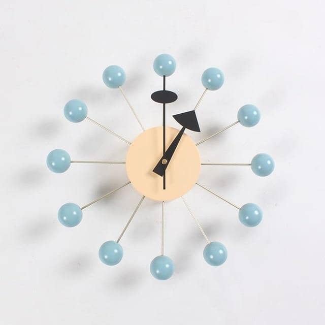 Wandklok 3D-ontwerp minimalistisch rond 32 cm voor moderne ruimtes
