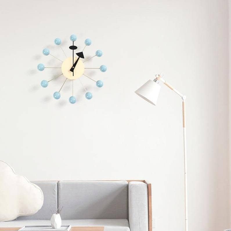 Wandklok 3D-ontwerp minimalistisch rond 32 cm voor moderne ruimtes