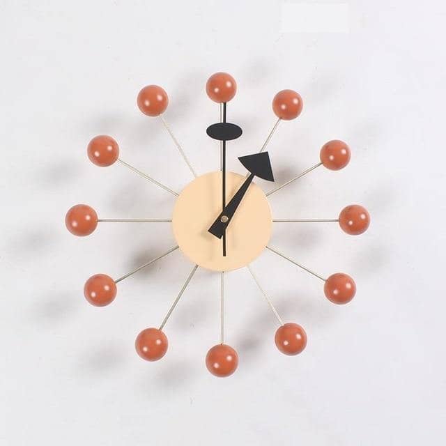 Wandklok 3D-ontwerp minimalistisch rond 32 cm voor moderne ruimtes