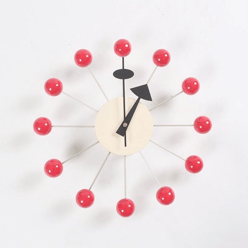 Wandklok 3D-ontwerp minimalistisch rond 32 cm voor moderne ruimtes