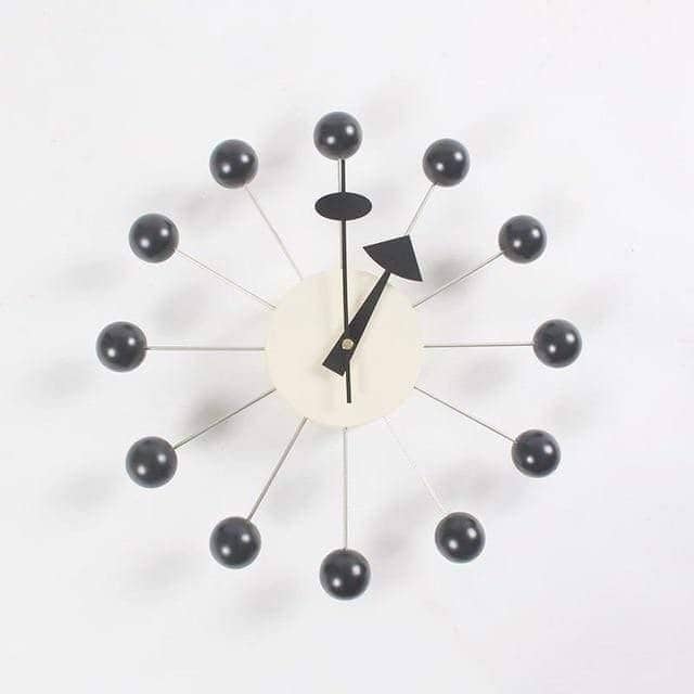 Wandklok 3D-ontwerp minimalistisch rond 32 cm voor moderne ruimtes