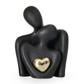 Minimalistische keramische paarfiguur – decoratie voor nabijheid en harmonie