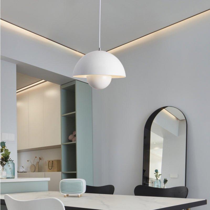Hanglamp met plantenbak – LED-hanglamp in Scandinavische stijl