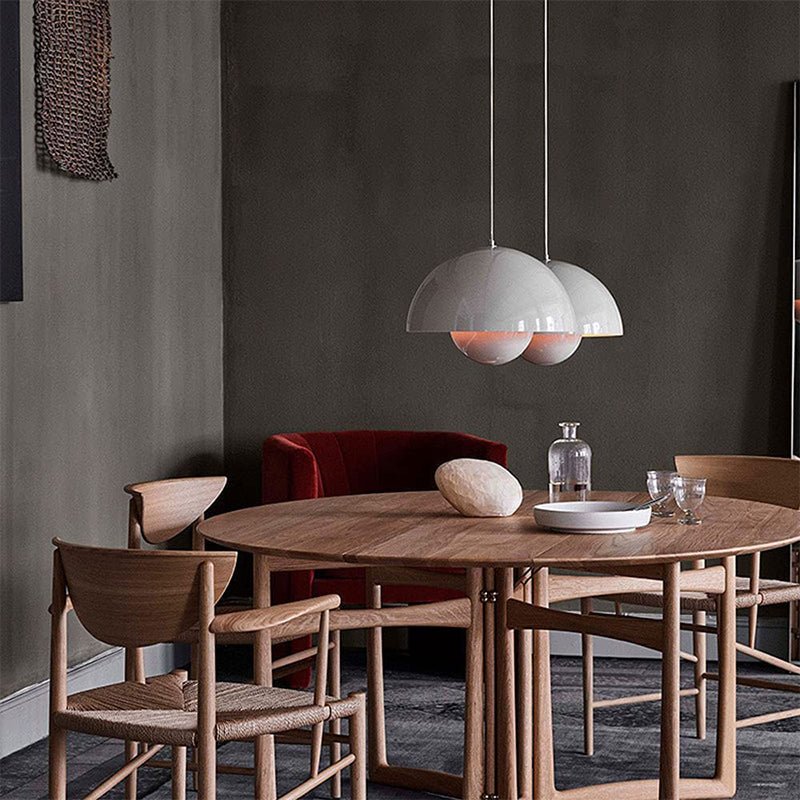 Hanglamp met plantenbak – LED-hanglamp in Scandinavische stijl