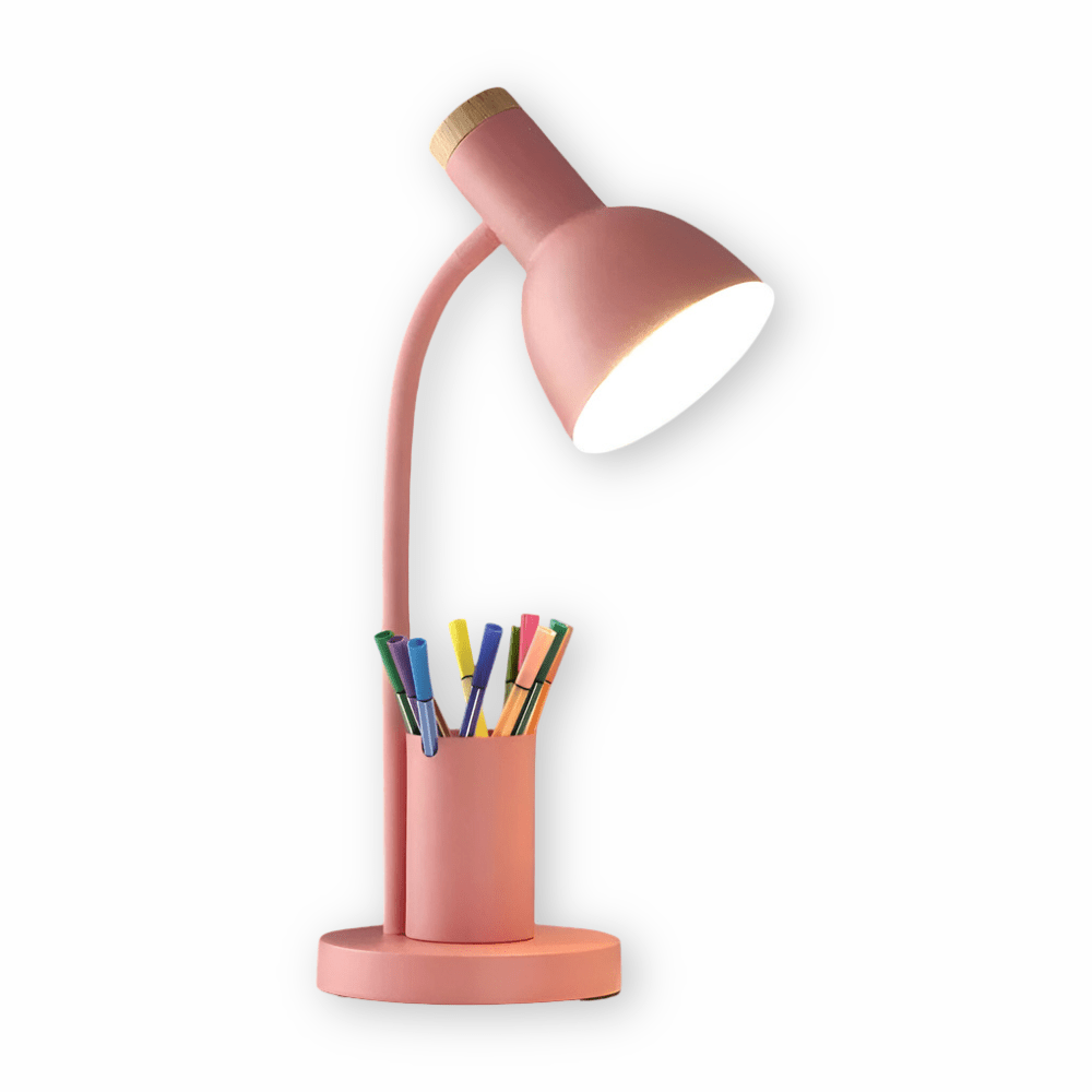 LED-bureaulamp met pennenhouder voor kantoor en thuiskantoor