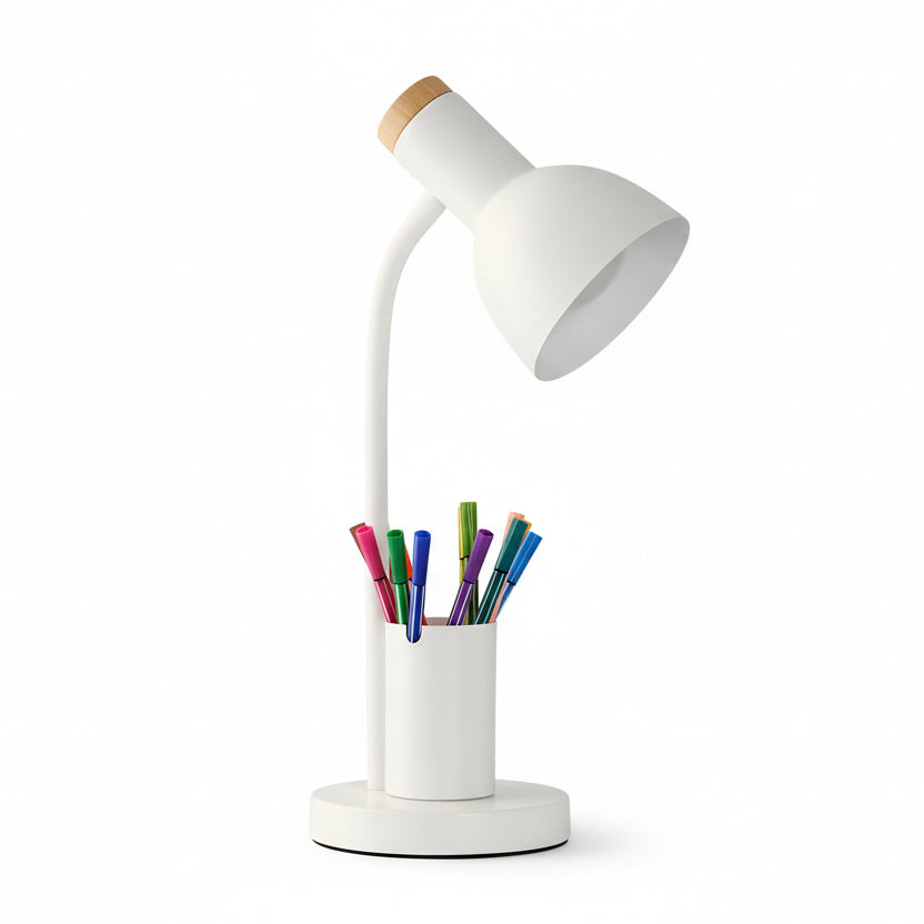 LED-bureaulamp met pennenhouder voor kantoor en thuiskantoor