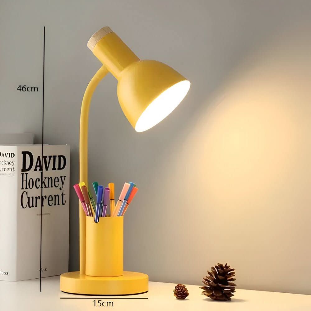 LED-bureaulamp met pennenhouder voor kantoor en thuiskantoor