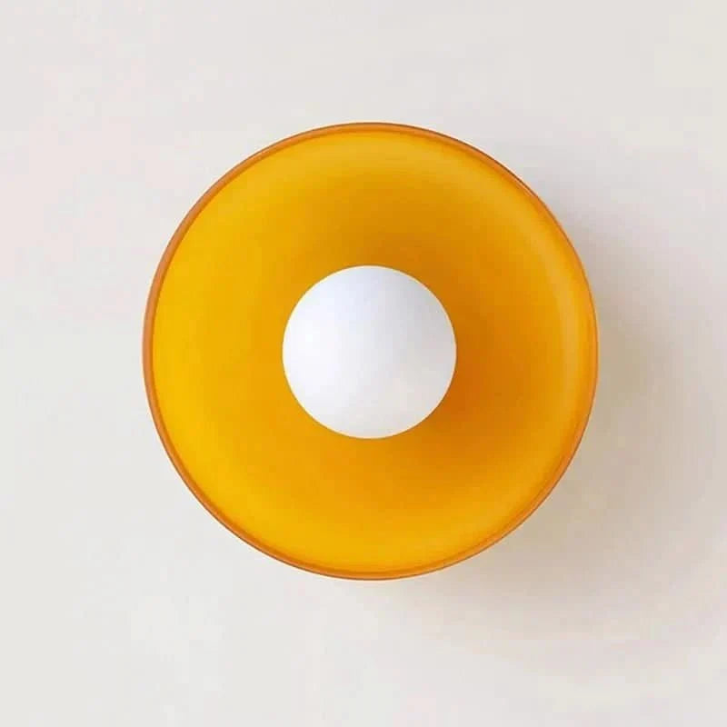 Glazen Plafondlamp Scandinavisch Design – Zacht Ruimtelicht