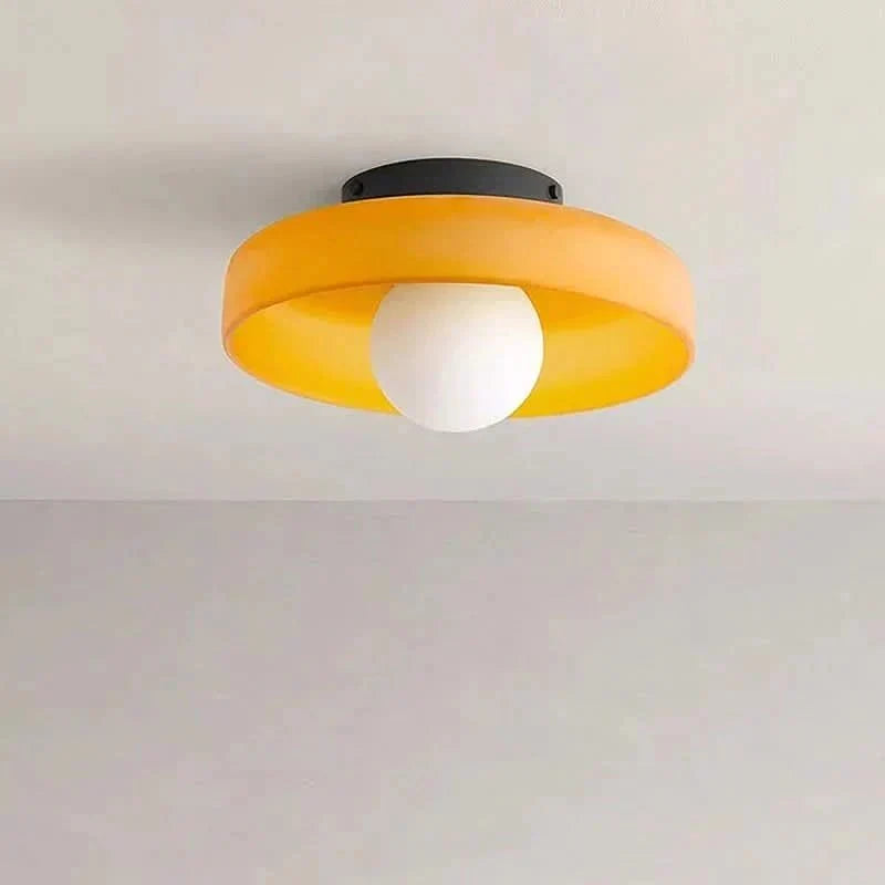 Glazen Plafondlamp Scandinavisch Design – Zacht Ruimtelicht