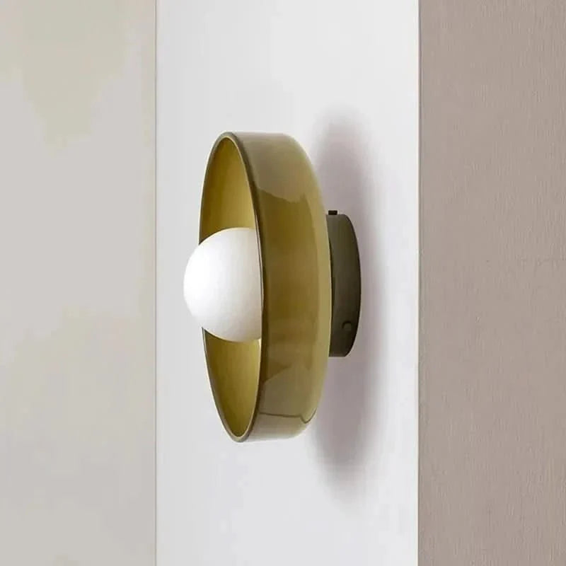 Glazen Plafondlamp Scandinavisch Design – Zacht Ruimtelicht